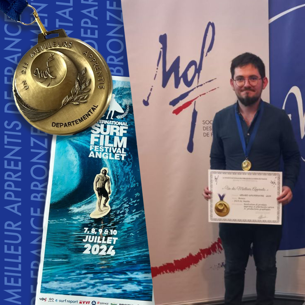 Médaillé aux meilleurs apprentis de France