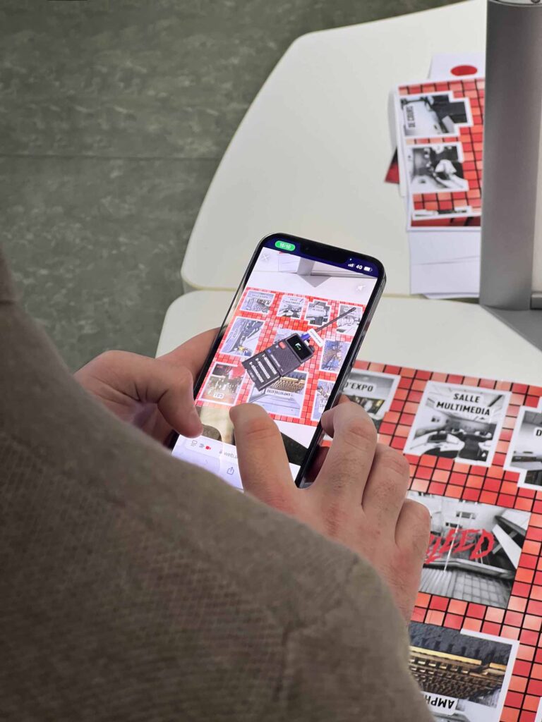Réalité augmentée sur le plateau bleed